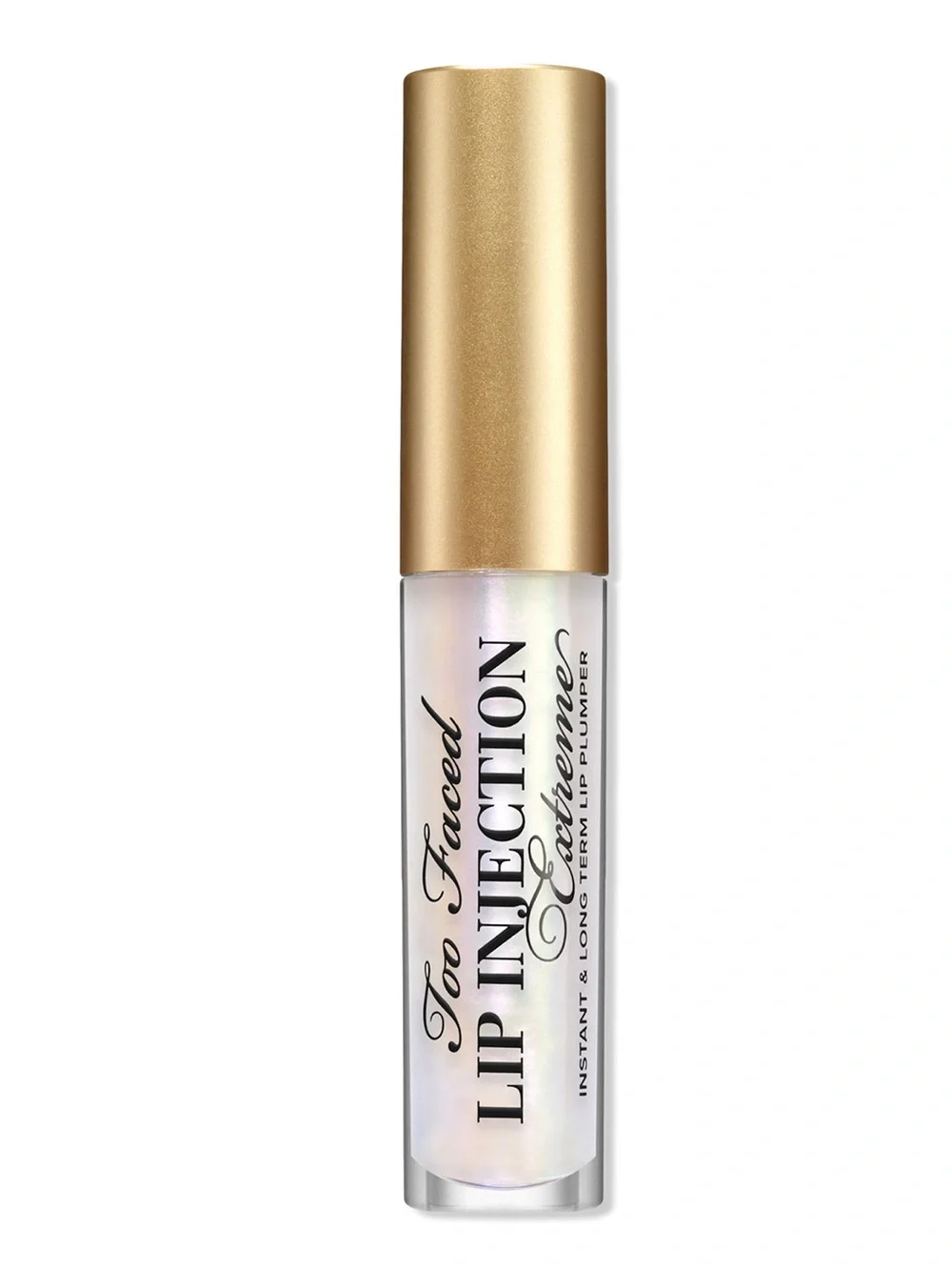 TOO FACED LIP INJECTION EXTREME Hydrating Lip Plumper Travel Size/Clear NIB!